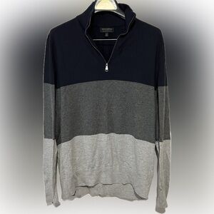 Banana Republic Men's Large “Lux Sweater Collection” Zip-Up Sweater